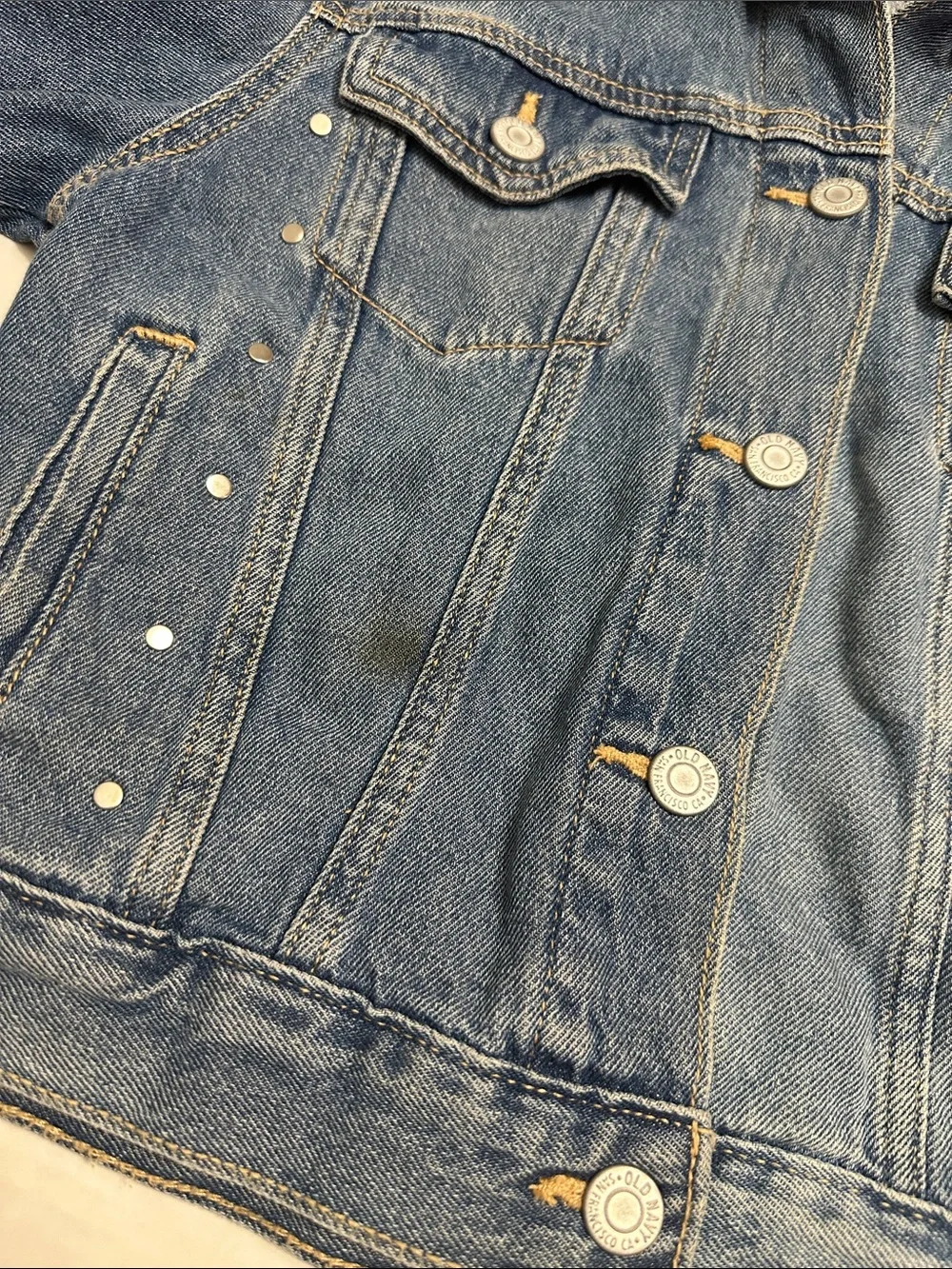 NEW Old Navy Youth Girls Denim Jean Jackets Snap Button Cotton Pockets Medium 8